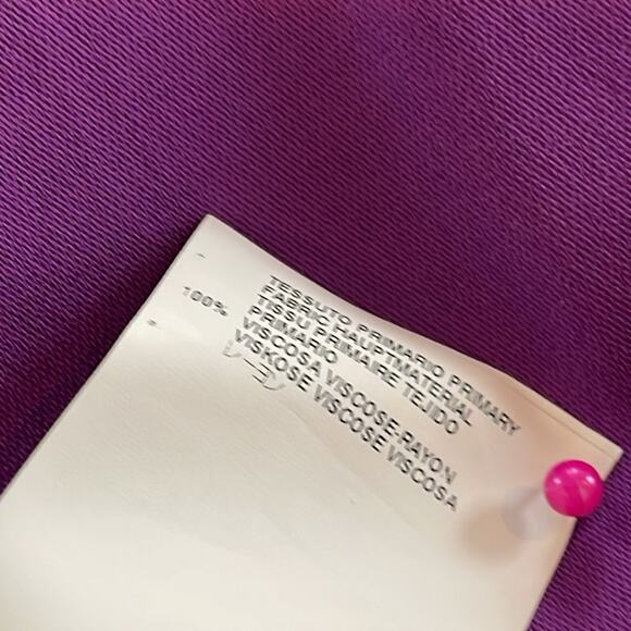 DSQUARED2 Women Color Block Tunic Dress White Purple - Picture 5 of 13